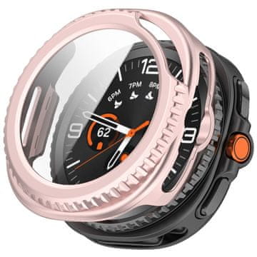 GS 2u1 futrola + kaljeno staklo za Samsung Galaxy Watch 8 Classic 46mm, roza