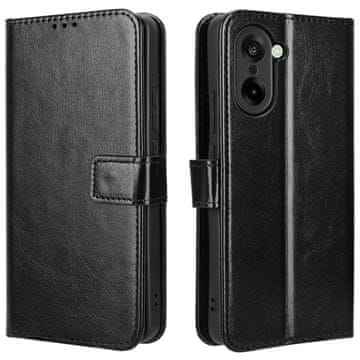 GS Crazy Horse novčanik na preklop za OnePlus Nord CE5, crna