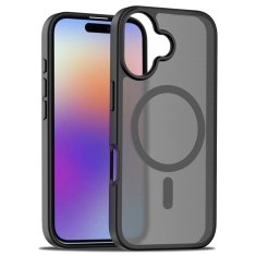 Overboard Set futrola za iPhone 17, mat futrola, za MagSafe, mat crna + zaštitna folija za ekran