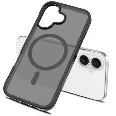 Overboard Set futrola za iPhone 17, mat futrola, za MagSafe, mat crna + zaštitna folija za ekran