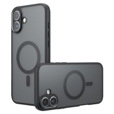 Overboard Set futrola za iPhone 17, mat, Magsafe, crna + zaštitna folija za ekran