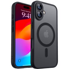 Overboard Set futrola za iPhone 17, mat, Magsafe, crna + zaštitna folija za ekran