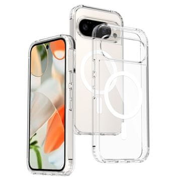 GS Futrola za Google Pixel 10 / 10 Pro, Fusion Hybrid, za MagSafe, prozirna