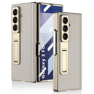 Overboard GKK maskica za Samsung Galaxy Z Fold7 5G sa staklom i postoljem - titanijsko siva