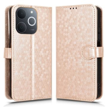 GS Realme Note 70T 4G preklopna futrola, novčanik u obliku romba, zlatna