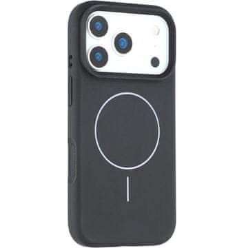 GS Silikonska maskica za iPhone 17 Pro - kompatibilna s MagSafeom, otporna na udarce, crna