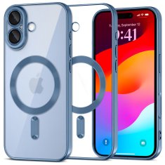 Overboard Set Electro MagSafe futrola za iPhone 17 - plava + zaštitna folija za ekran