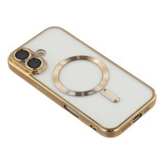 Overboard Set Electro MagSafe futrola za iPhone 17 - zlatna + zaštitna folija za ekran