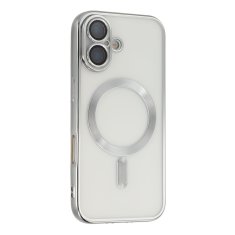 Overboard Set Electro MagSafe futrola za iPhone 17 - srebrna + zaštitna folija za ekran