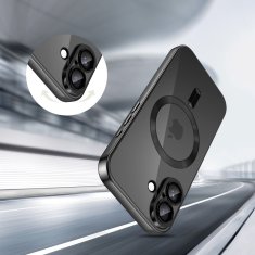 Overboard Set Electro MagSafe futrola za iPhone 17 - crna + zaštitna folija za ekran