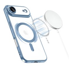 Overboard Set elektro-magSafe futrola za iPhone Air - plava + zaštitna folija za ekran