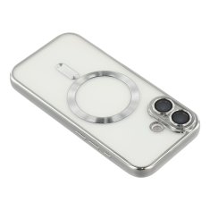 Overboard Set Electro MagSafe futrola za iPhone 17 - srebrna + zaštitna folija za ekran