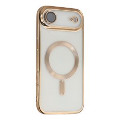 Overboard Set elektro-magSafe futrola za iPhone Air - zlatna + zaštitna folija za ekran