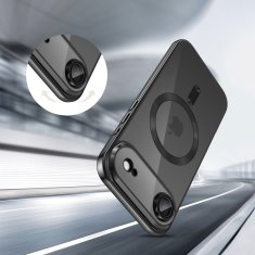 Overboard Set elektro-magSafe futrola za iPhone Air - crna + zaštitna folija za ekran