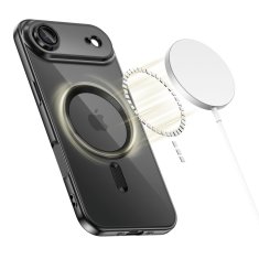 Overboard Set elektro-magSafe futrola za iPhone Air - crna + zaštitna folija za ekran