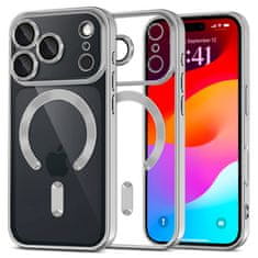Overboard Set elektro-magSafe futrola za iPhone 17 Pro - srebrna + zaštitna folija za ekran
