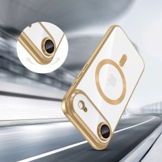Overboard Set elektro-magSafe futrola za iPhone Air - zlatna + zaštitna folija za ekran