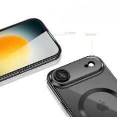 Overboard Set elektro-magSafe futrola za iPhone Air - crna + zaštitna folija za ekran