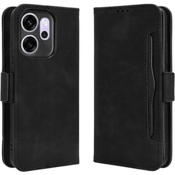 GS Preklopna futrola za Oppo Reno 14 F / 14 FS, utor za karticu, crna
