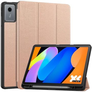 Overboard Futrola za Lenovo Idea Tab 11" / Tab K11 11" (2. gen.), Smartcase s držačem za olovku, ružičasto zlatna