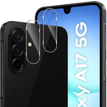 Overboard 2x zaštitna folija od kaljenog stakla za kameru za Samsung Galaxy A17 5G, prozirna