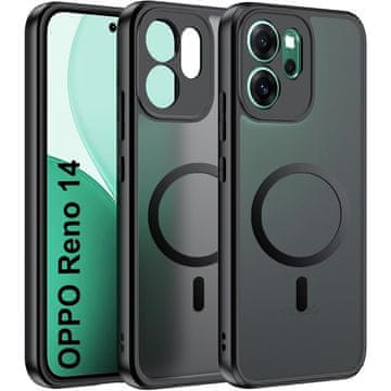 Overboard Mat maskica za Oppo Reno 14 za MagSafe, mat crna