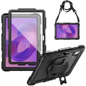 GS Oklopna futrola za Lenovo Idea Tab 11" / Tab K11 11" (2. gen.), 360° zaštita s držačem za olovku, crna