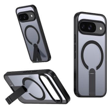 GS Google Pixel 10 / 10 Pro Fusion Hybrid maskica za MagSafe sa stalkom, crna