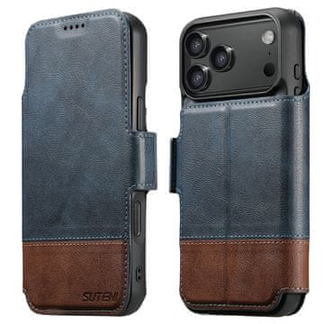 Eni 2-u-1 preklopna futrola za iPhone 17 Pro Max, otporna na MagSafe, plava