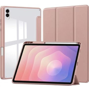 GS Hibridna maskica za Samsung Galaxy Tab S11 Ultra Smartcase s držačem za olovku, roza