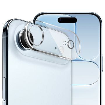 Overboard kaljeno staklo za otok kamere za iPhone Air, prozirno