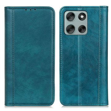 GS Preklopna futrola za Motorola Moto G56 5G, koža, zelena