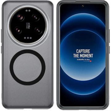 GS Futrola za Xiaomi 13 Ultra, Fusion Hybrid, za MagSafe, crna/mliječna