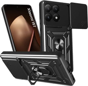 GS Oklopna futrola za Xiaomi 15T, CamShield Slide, crna