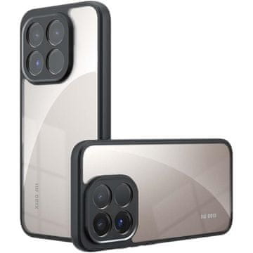 GS Futrola za Xiaomi 15T, Fusion Hybrid, prozirna s crnim okvirom