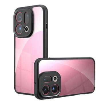 GS Oppo Find X9 Fusion hibridna maskica, prozirna s crnim okvirom