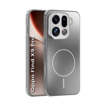 GS Zaštitna futrola za Oppo Find X9 Pro, za MagSafe, titan