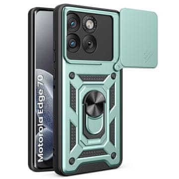 GS Oklopna futrola za Motorola Edge 70, CamShield Slide, zelena