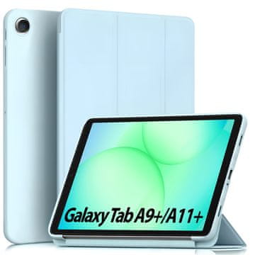 GS Preklopna futrola za Samsung Galaxy Tab A9+/A11+, trostruka, plava