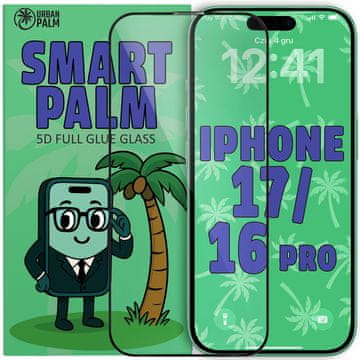5D Smart Palm Full Glue kaljeno staklo za iPhone 17 / 16 Pro