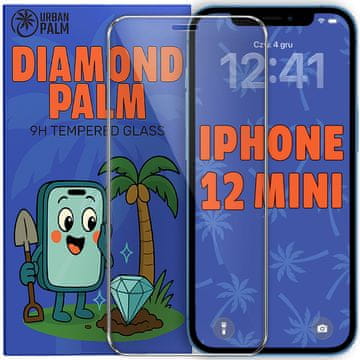 Kaljeno staklo Diamond Palm za iPhone 12 Mini