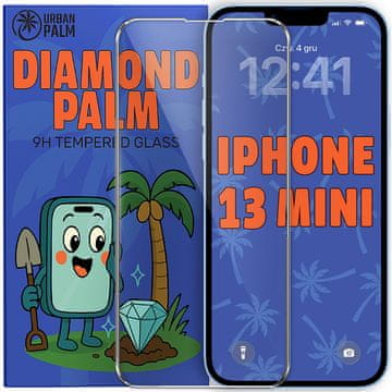 Kaljeno staklo Diamond Palm za iPhone 13 Mini
