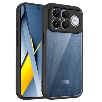 GS Futrola za Xiaomi Poco F8 Ultra, Fusion Hybrid, prozirna s crnim okvirom