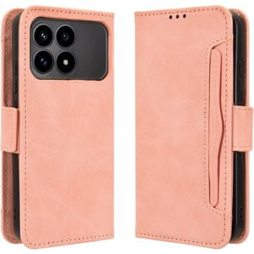 GS Preklopna futrola za Xiaomi Poco F8 Pro, utor za karticu, roza