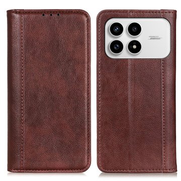 GS Preklopna futrola za Xiaomi Poco F8 Pro, koža, smeđa