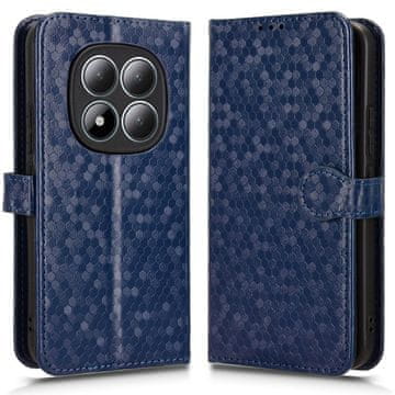 GS Preklopna futrola za Xiaomi Redmi Note 15 Pro 5G, novčanik romb, plava