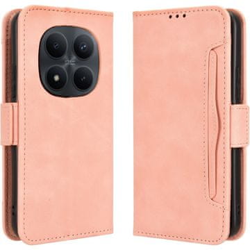 GS Preklopna futrola za Xiaomi Redmi Note 15 Pro 4G, utor za karticu, ružičasta