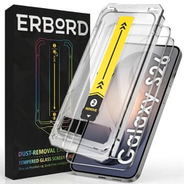 Overboard 2x kaljeno staklo za Samsung Galaxy S26, Easy App 9H zaštitna folija za ekran