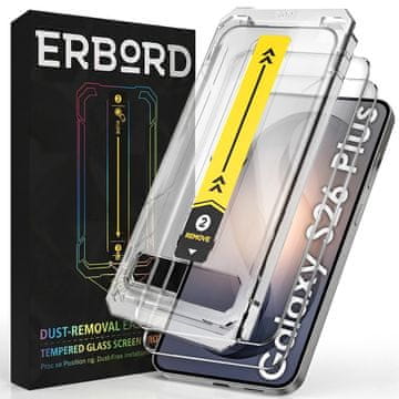 Overboard 2x kaljeno staklo za Samsung Galaxy S26 Plus, Easy App 9H zaštitna folija za ekran