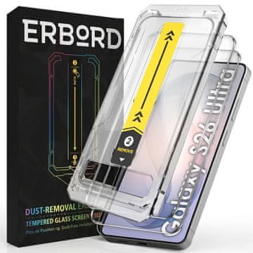 Overboard 2x kaljeno staklo za Samsung Galaxy S26 Ultra, Easy App 9H zaštitna folija za ekran
